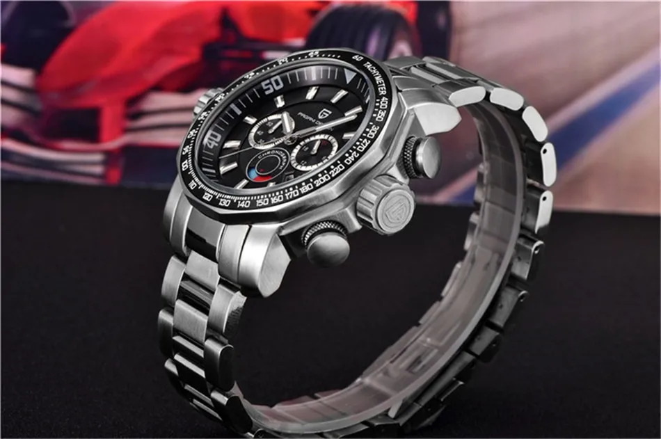 Relogio Masculino люксовый бренд PAGANI Дизайн Часы мужские с большим циферблатом спортивные, военные кварцевые часы мужские часы Relogio Masculino