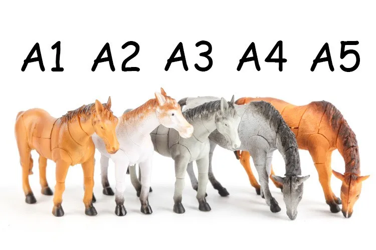 4D 7 см стереоскопический борьба вставленные собранные Тигры кошки собаки лошади