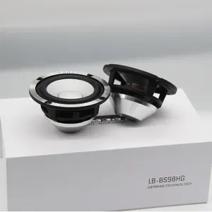 Диагональ 3,5 дюйма, алюминиевый конусный каркас, выходная мощность 150 Вт, 92 дБ, автомобильный аудиодинамик среднего диапазона LB-BS98HG