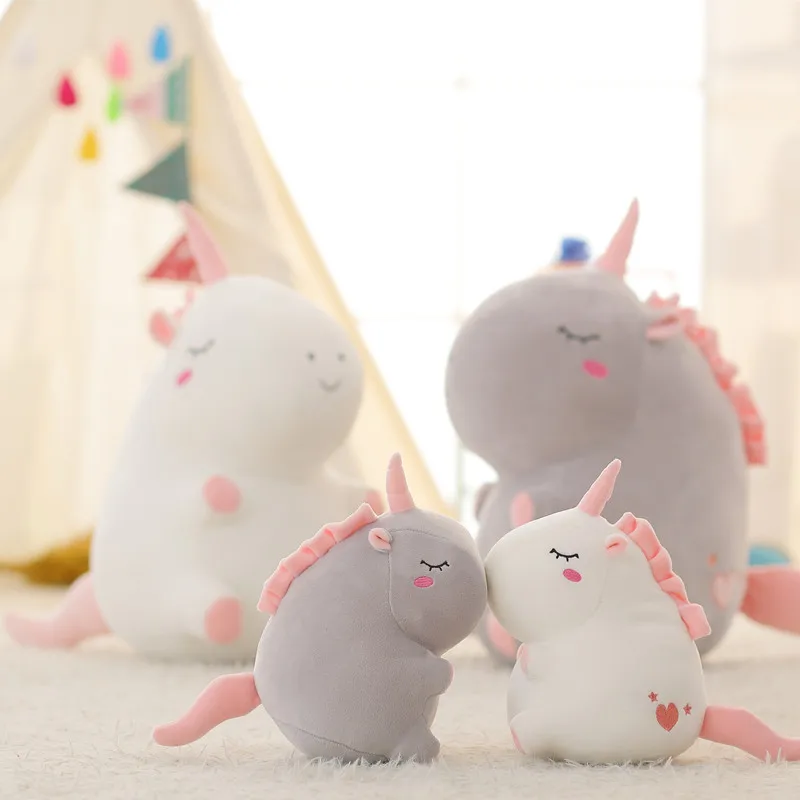 Icottbaby 25/35 см 2 Стиль спальный Единорог кукла прекрасный жира животных мультфильм