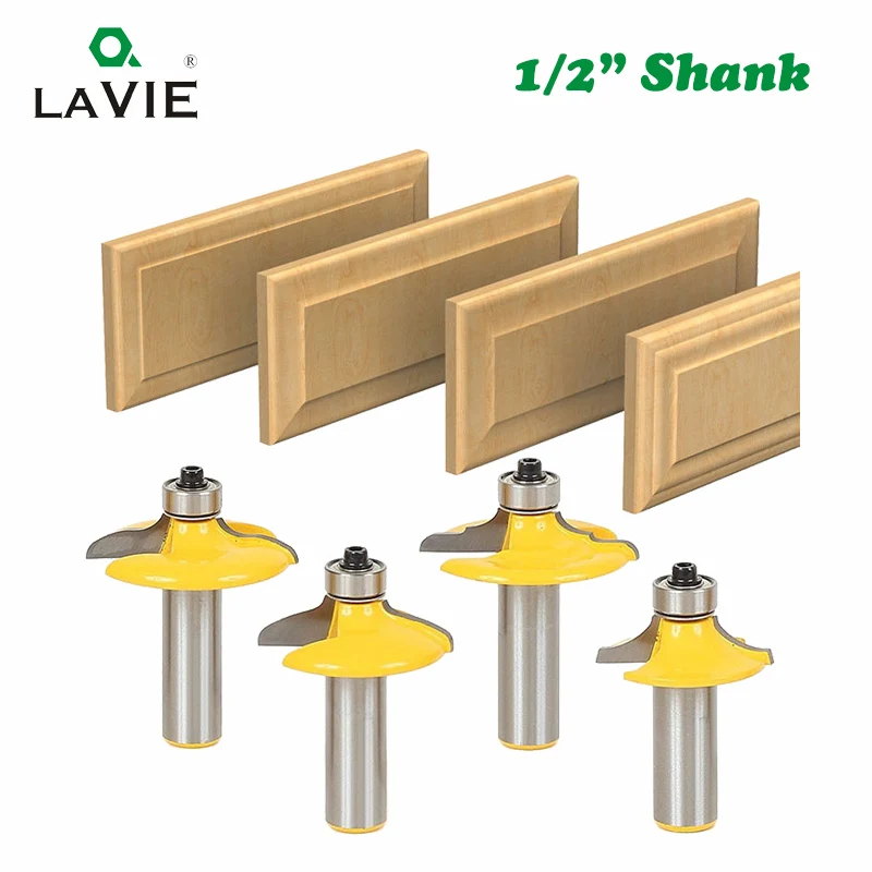 LAVIE 4 шт. 12 мм 1/4 &quotвыдвижной ящик торцевая фреза круглая сверкающая и бусина набор