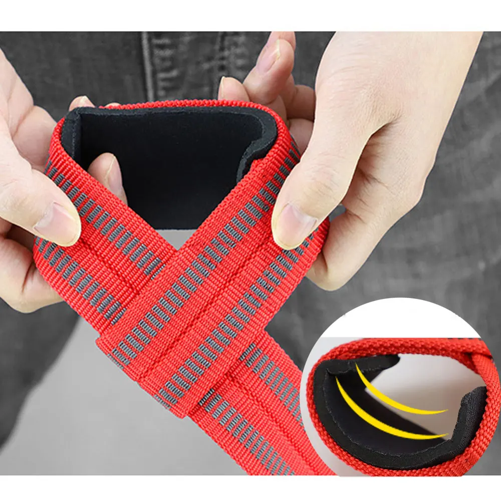 2 шт. пара браслет для занятий тяжелой атлетикой защиты запястья на ремнях защита