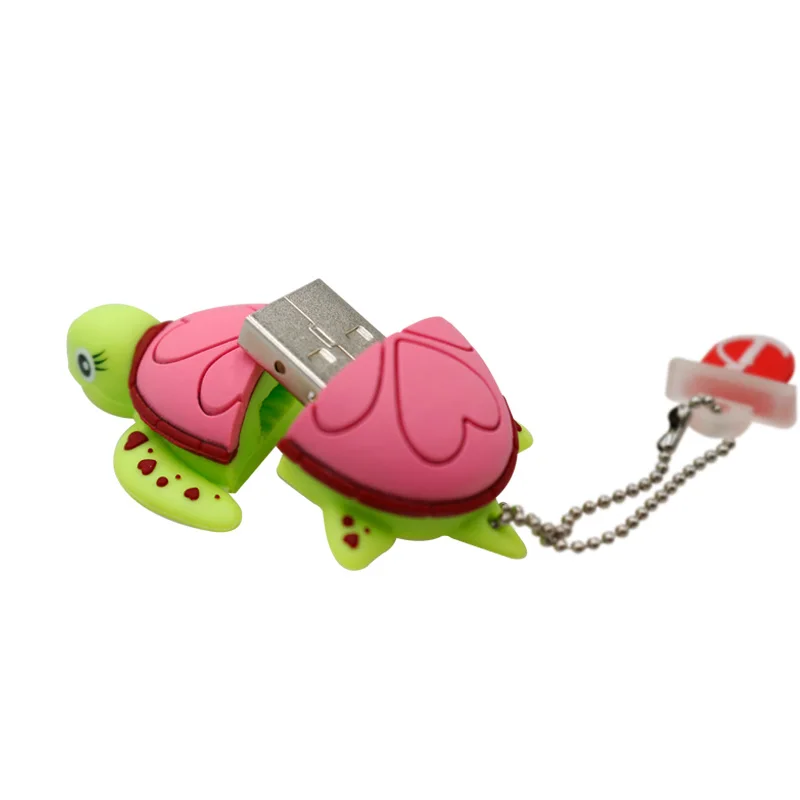 Черепаха Подлинная USB флэш накопитель мультфильм черепаха memory stick cool pen Drive 4 ГБ 8 16