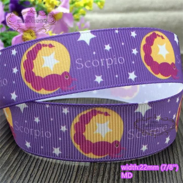 10 метров Созвездие печатных Grosgrain ленты качество для hairbow подарочный набор одежды