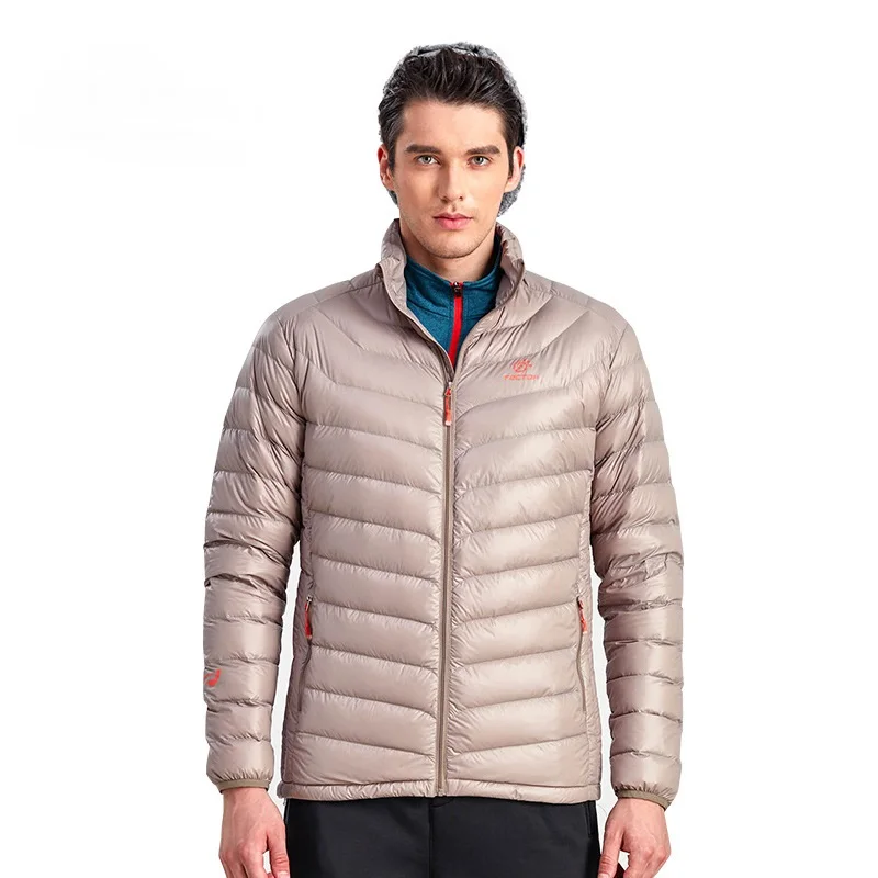 Tectop Autumn Winter Thick Warm Duck Down Jackets Men Lightweight Thermal Outdoor Hooded Coats Skiing Hiking S-XXXL |