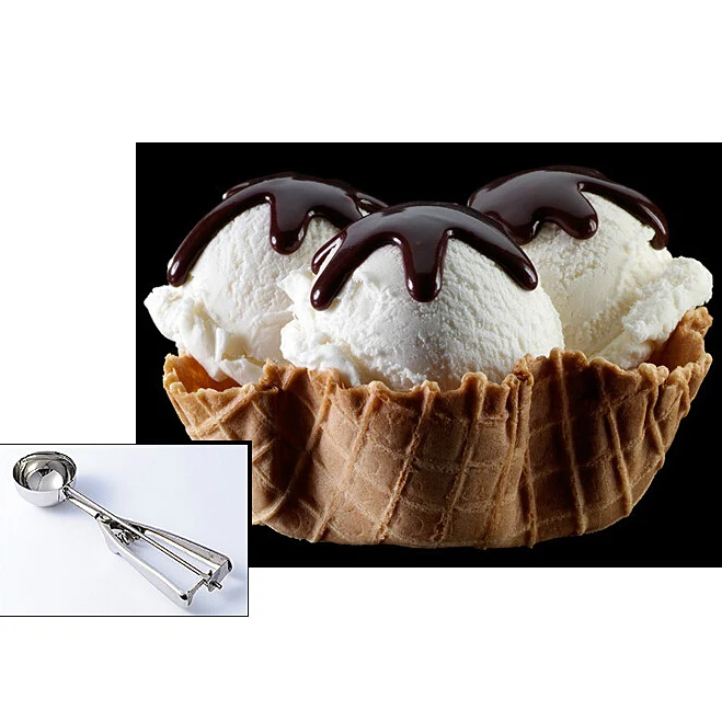 1 шт. Нержавеющая сталь 4/5/6 см ложка для мороженого стеки печенья маш Muffin Пособия