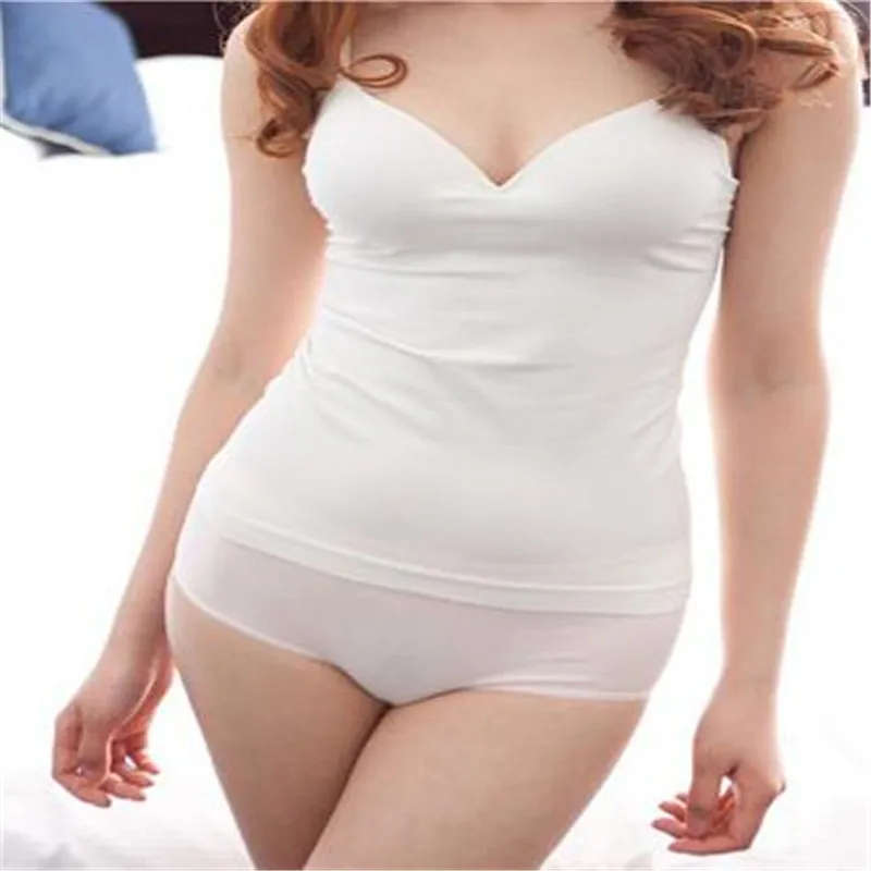 Модные стильные майки с v образным вырезом для женщин тонкие Модальные 6 цветов