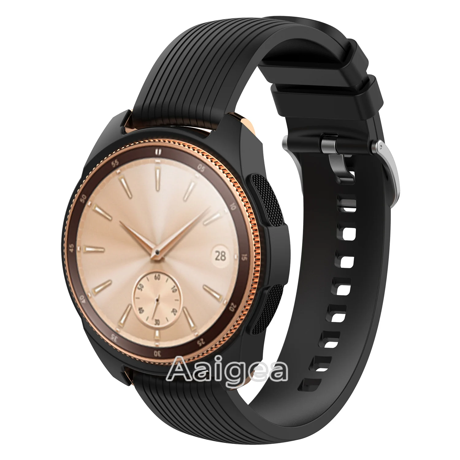 Мягкий силиконовый защитный чехол рамка для samsung galaxy watch 42 мм цветной защитный чехол для galaxy watch