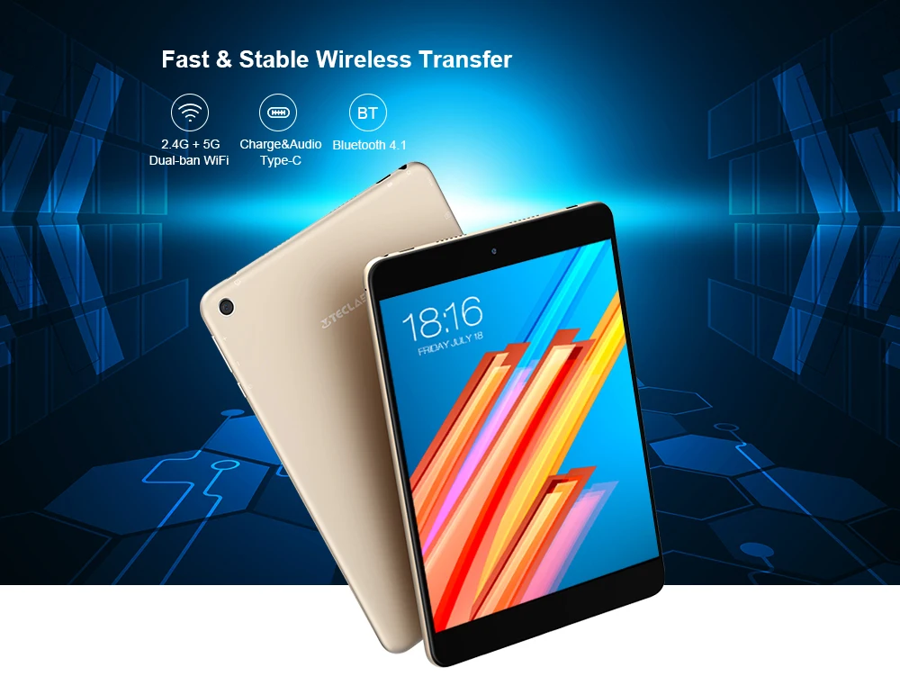 Teclast M89 Pro, 7,9 дюйма, 3 ГБ ОЗУ, 32 Гб ПЗУ, ips X27 Deca Core, 2048 МП, 1536 × 2,4 type-C, ГБ+ 5 Гб, двухдиапазонный, WiFi, металлический тонкий планшетный ПК