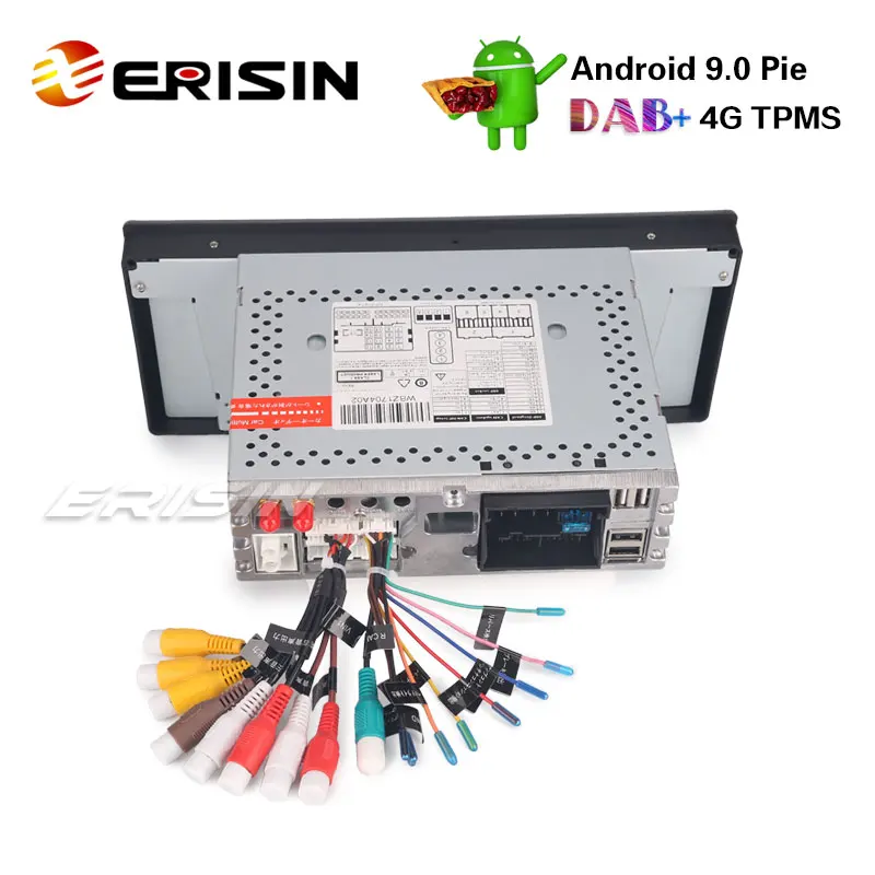 Erisin ES4839B 7 &quotAndroid 9 0 автомобильный стерео GPS WiFi DAB + DVR OBD DVD BT 4G для BMW 5 серии E39 E53 X5 M5 |