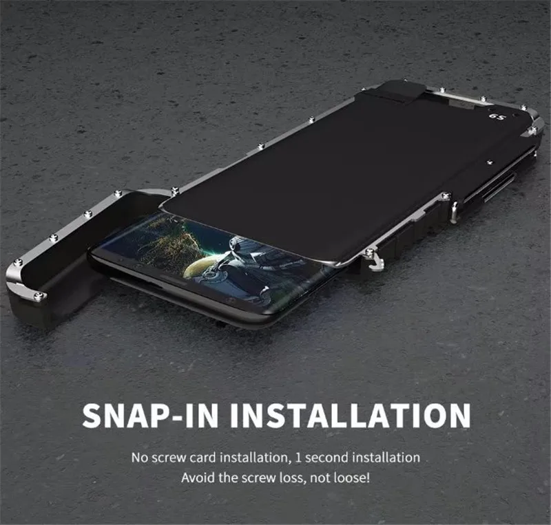 R-JUST ударопрочный чехол для samsung Galaxy S10 S9 S8 Plus NOTE 9 8 флип алюминиевый металлический Железный человек 360 Защитный Броня телефон