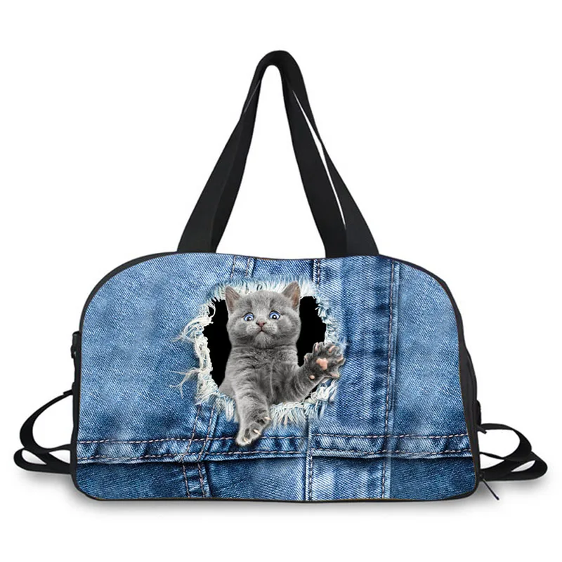 3D ковбойская серия с принтом животных Новая модная Большая вместительная