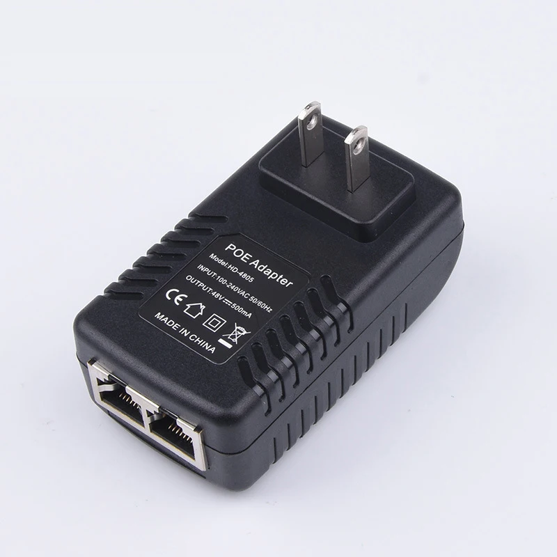 VERYSMART Eu/AU/UK/US штекер Мощность over Ethernet блок питания с питанием от сети переменного тока 100~ 240V 50/60Hz Вход переменного тока в постоянный 12В Выход+ PoE Инжектор