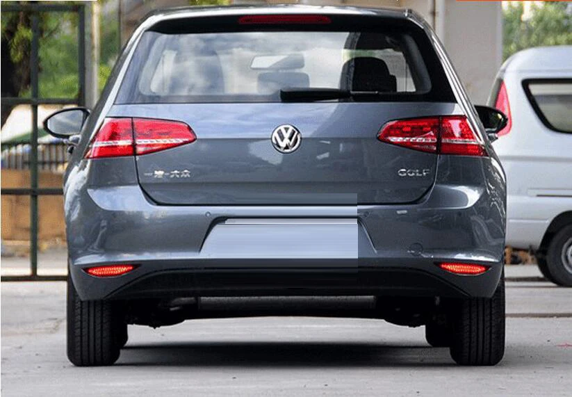 1 комплект~ года для Golf7 Дневной светильник Golf 7 автомобильные аксессуары светодиодный DRL головной светильник для Golf7 противотуманный светильник