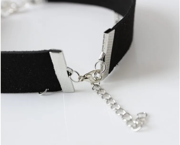 Новинка 2017 импортные товары распродажа широкий чёрный бархатный ожерелье