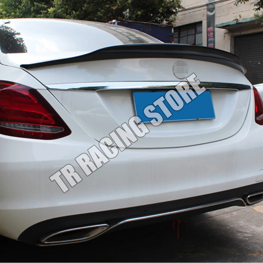 Спойлер для заднего багажника из углеродного волокна в стиле PSM Mercedes Benz W205 C200 C250