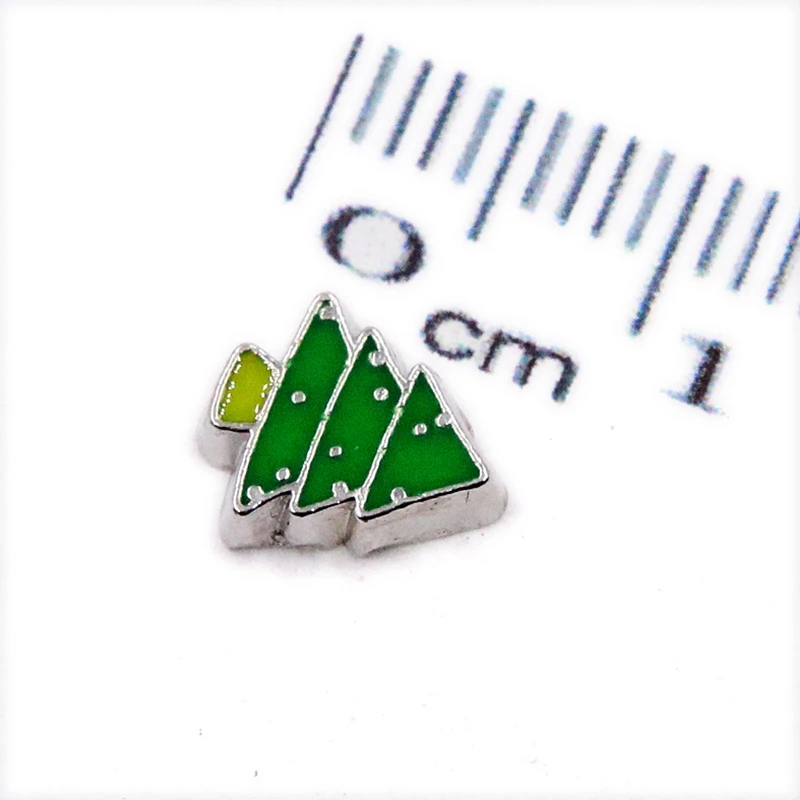 Зеленая Рождественская елка Плавающие Подвески для жизни стеклянный парящий