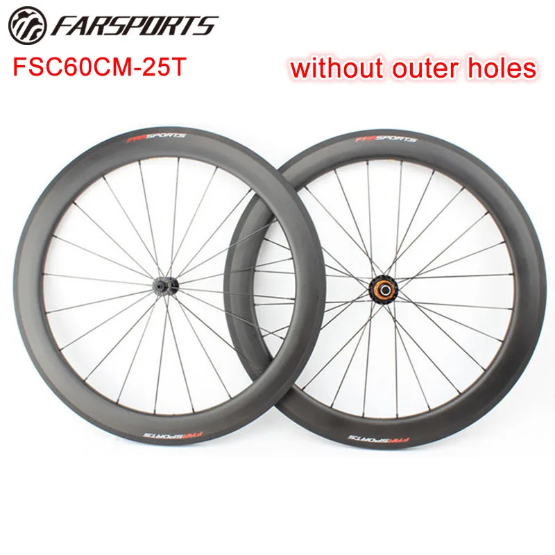2:1 завязки! FSC60CM-25U довод tubeless ready углеродного road Велосипеды велосипед колеса, ED концентраторы легкий вес и Sapim aero