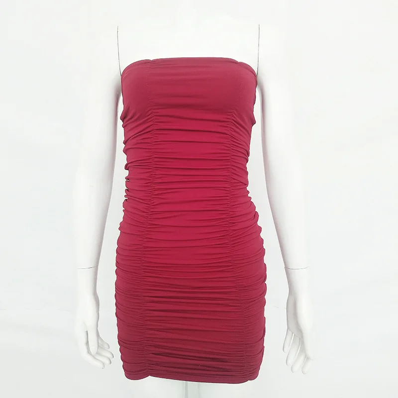 Skitzyou Sexy бретелек Bodycon Мини Летнее платье Для женщин без рукавов эластичные с