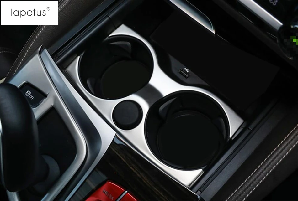 

Accessories For BMW 5 Series Sedan G30 530I 2017 - 2021 Console Central Front Water Cup Holder Panel Molding Cover Kit Trim