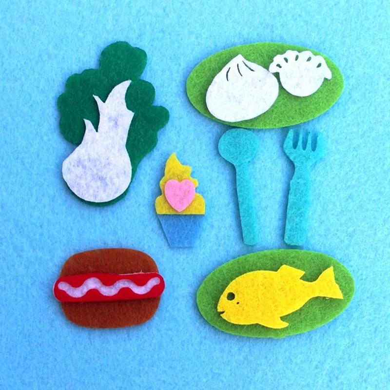 Моя первая книга с милыми войлочными животными детская рисунками тихие книги для