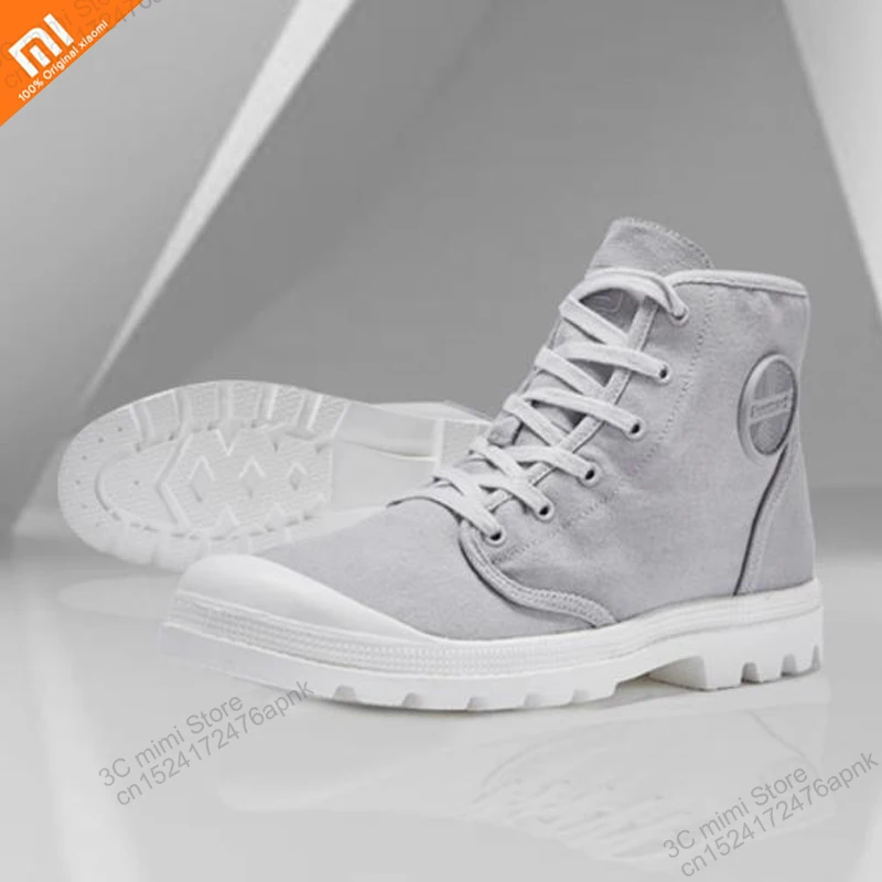 Xiaomi mijia Uleemark/высокая модная рабочая обувь; парусиновая обувь; нескользящая износостойкая подошва; походная обувь; умная сумка; обувь