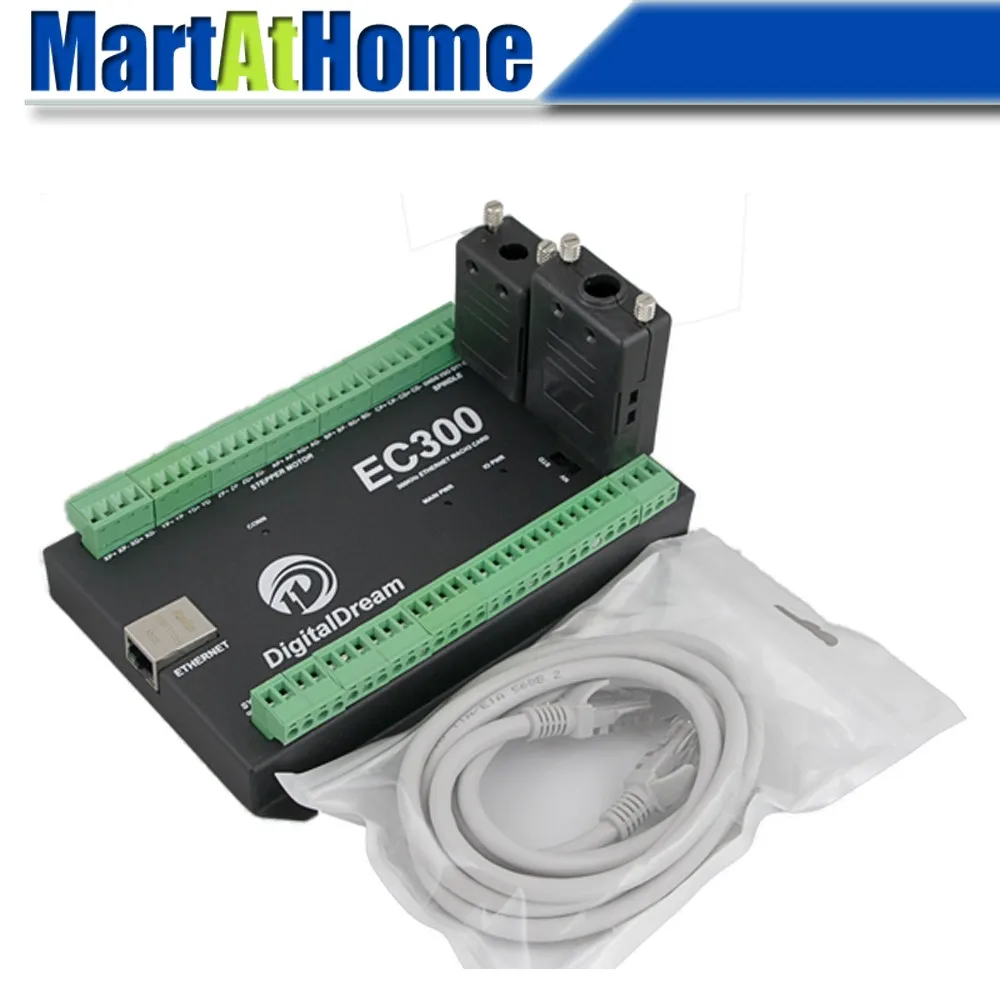 Ethernet-3/4/5/6 оси Mach3 CNC движения Управление карты 300 кГц/24 V DC Поддержка Стандартный MPG& Степпер/сервопривод@ SD# SP063