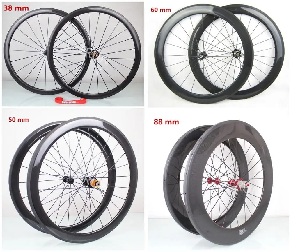 Высокое качество карбоновые колеса Дорога 700C 50 мм клинчер ширина 23 271 ступицы ccarbon
