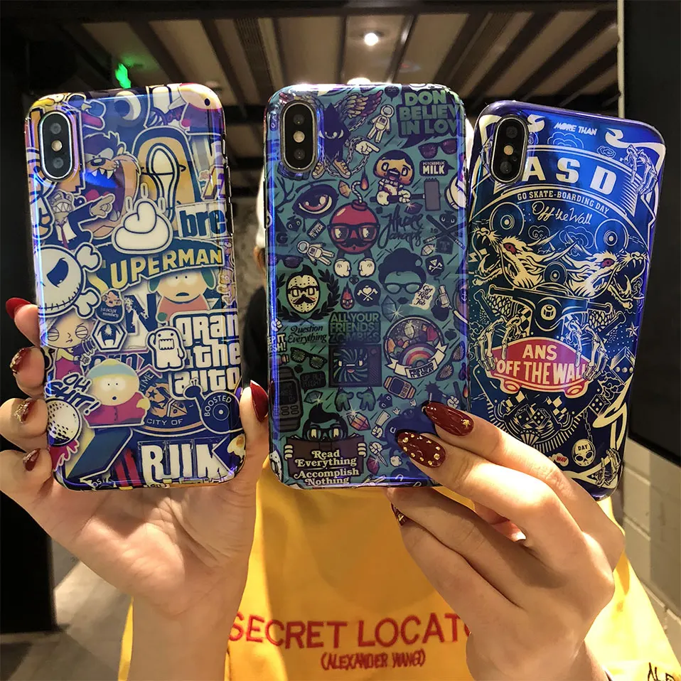 Силиконовый чехол для телефона iPhone 6 6S 7 8 плюс Чехол ТПУ принципиально X XS XR MAX