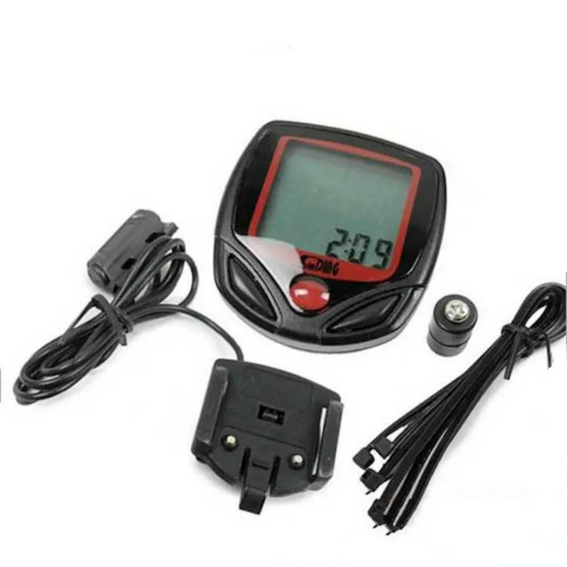 Hot Digital Bicycle Bike LCD Cycling Computer Odometer Speedometer Stopwatch BU outdoor cycling accessories | Спорт и развлечения