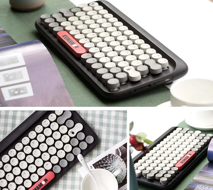 Креативный игровой Мини Портативный dot bluetooth механическая клавиатура Беспроводная для телефона iPad MAC девушка планшет пишущая машинка
