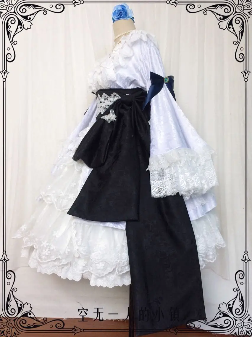 Saigyouji Yuyuko TouHou Project cosplay Saigyouji Yuyuko костюм для косплея «лолита», платья, костюм, деловое платье