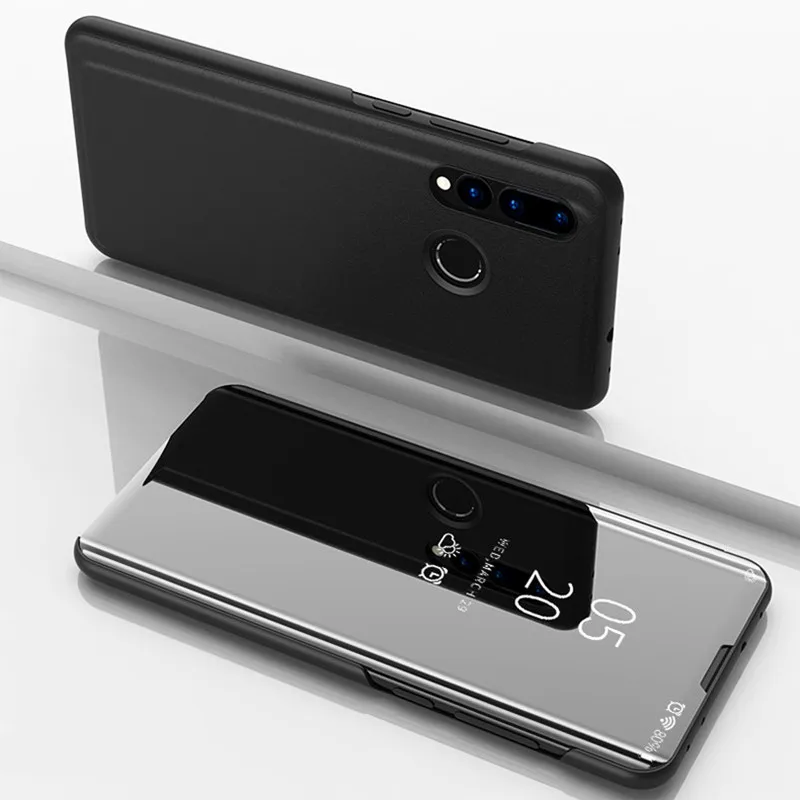 Умное приложение зеркальный прозрачный флип чехол для Huawei Nova 4 3 3e 3i 2i 2 Lite кожаный