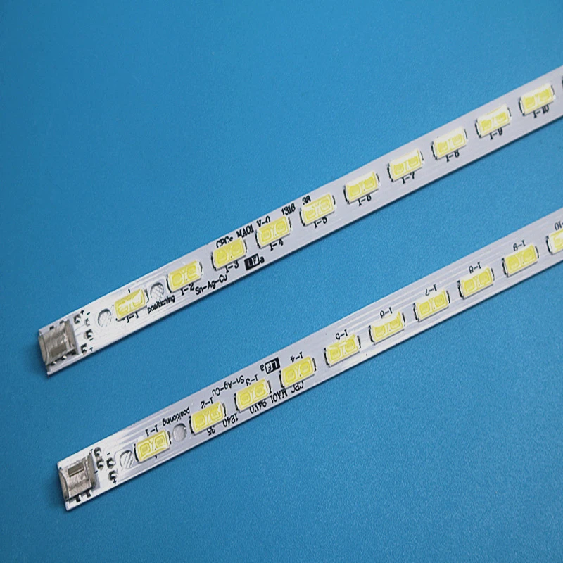 Новый комплект 2 шт./компл. 68LED 676 мм Светодиодная лента с подсветкой GK0361 7030PKG 68EA R L