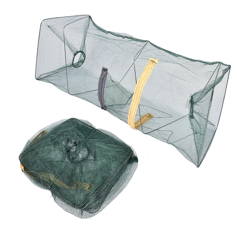 Рыболовная сеть складной сетки нейлоновая рыболовная Ловушка приманки Литой Dip