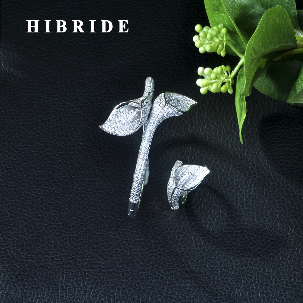 HIBRIDE роскошный большой изящный Роскошный прозрачный фианит для вечеринки