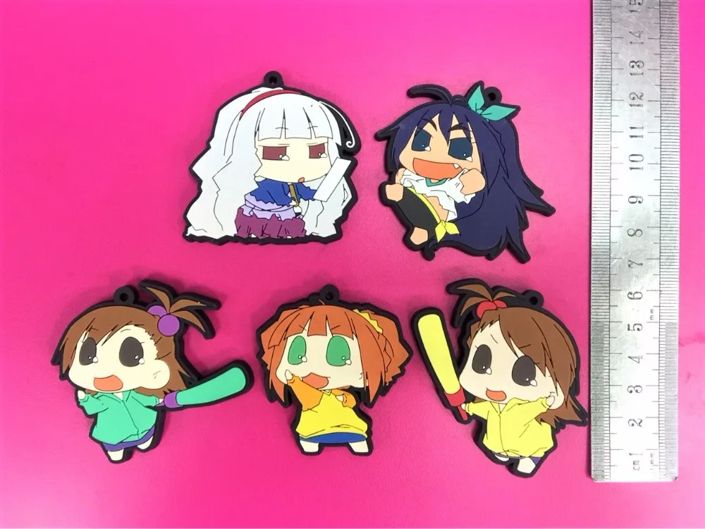 5 шт./лот idolm ster Золушка плачет оригинальный японский аниме Рисунок резиновый