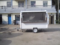 2 8 m length hot sale mobile food cart with frozen yogurt machine food kiosk