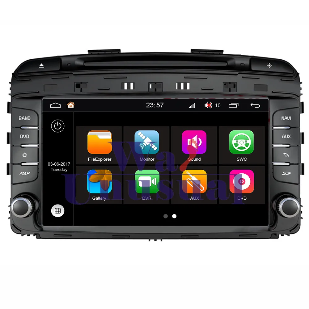 Автомобильный видеоплеер wanобычно экран 9 дюймов Android 7 1 четырёхъядерный 16 ГБ ОЗУ 2