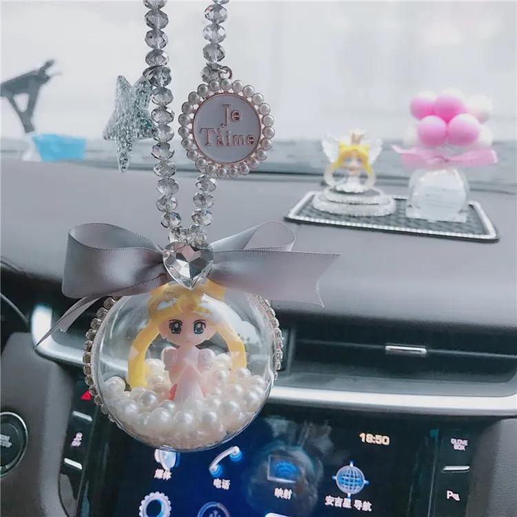 Луна фигурка игрушки Аниме интерьера с орнаментом из мультфильма помпоном меха