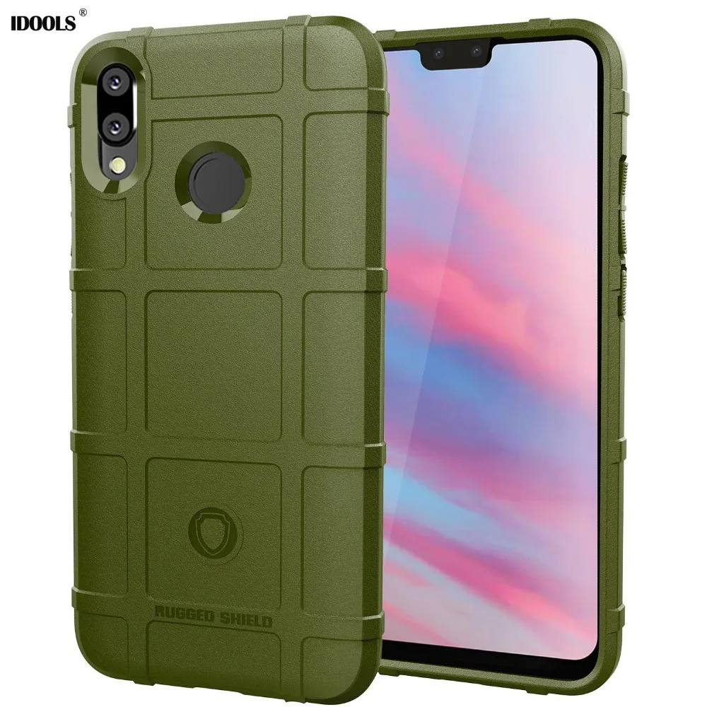 IDOOLS чехол для huawei Y9 2019 мягкий тонкий защитный матовый Анти-отпечатков пальцев