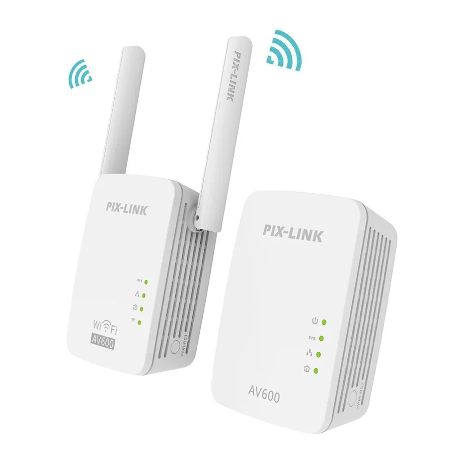 600 Мбит/с PIXLINK питания издание AV600 300Mbps Router Диапазон Wi Fi ретранслятор HomePlug EU/US/UK/AU