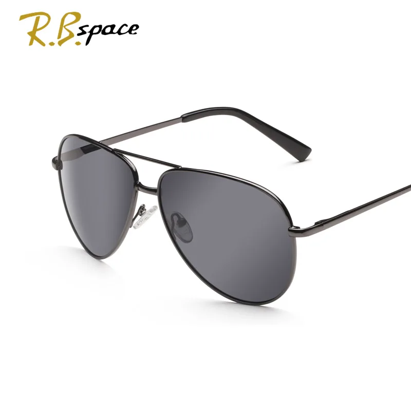 Rbspace очки людей поляризованные очки мужского вождения рыбалка открытый Eyewears автоаксессуары солнцезащитные очки мужчин - Цвет линз: Gun gray