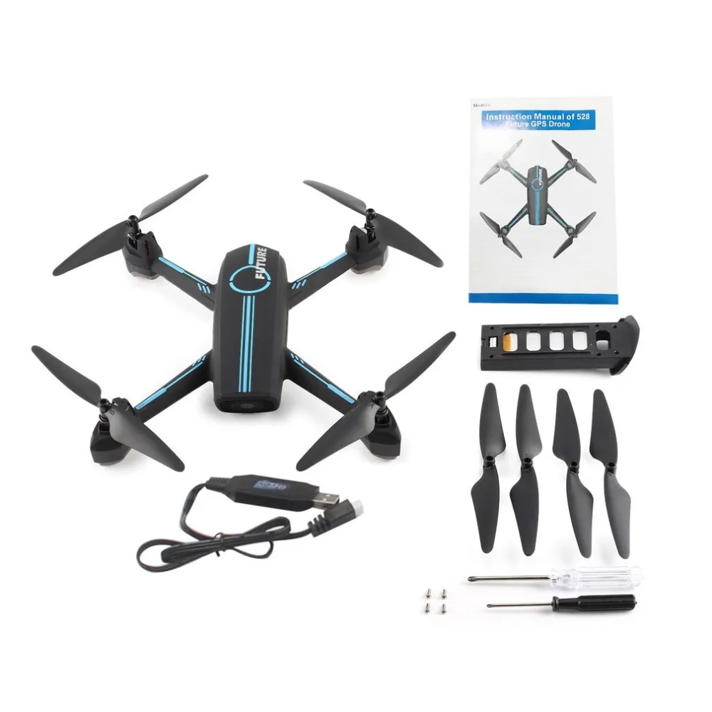 JINXINGDA 528 gps позиционный RC FPV Дрон Квадрокоптер с 720P HD Wifi камера в режиме реального