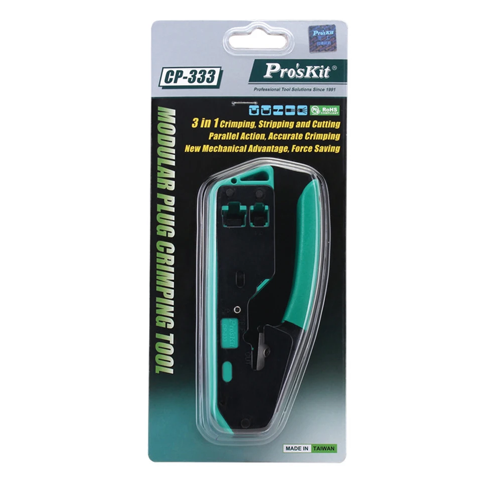 Портативные щипцы для обжима проводов Pro'sKit 6P/8P портативные плоскогубцы