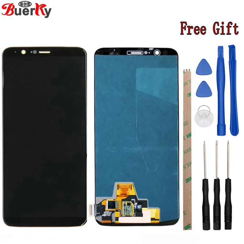 BKparts 6 01 &quotOled для Oneplus 5 т один плюс пять 1 + A5010 ЖК дисплей сенсорный экран стекло