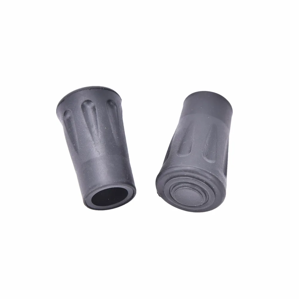 12 шт. черные походные трекинговые палки резиновая трость тростниковые головки