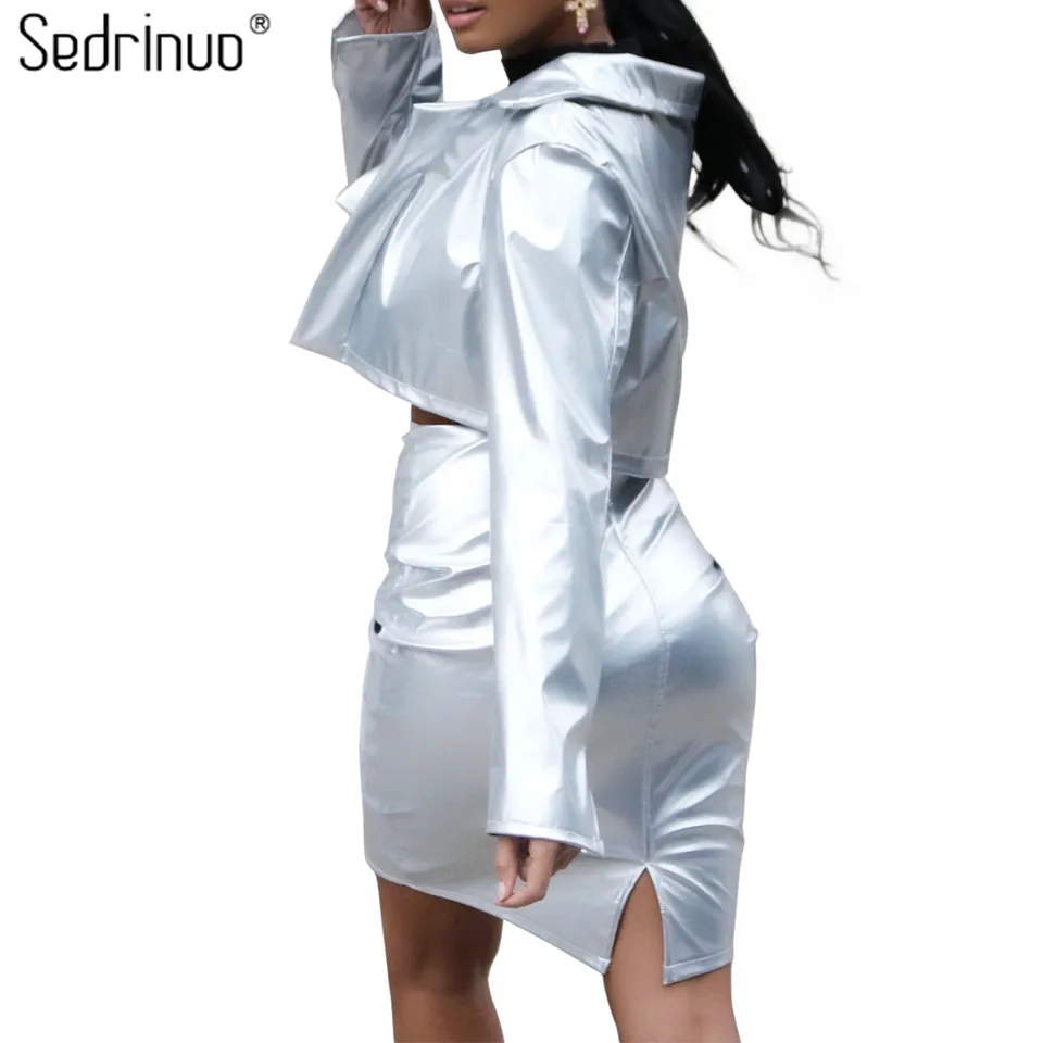 Sedrinuo 2018 Модный комплект из 2 предметов женский спортивный костюм с длинным