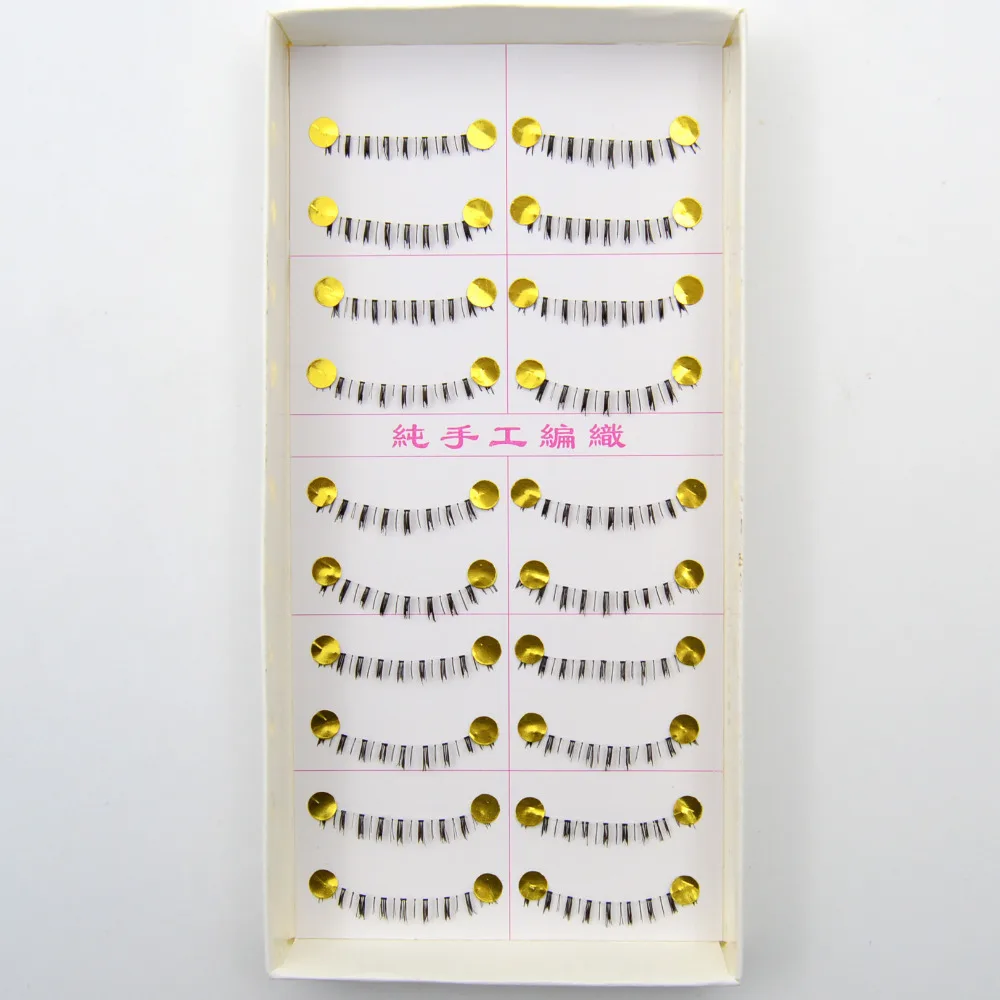 10 пар Макияж ручной работы из натурального под ресницы нижние K03|eyelash sale|lash growereyelash