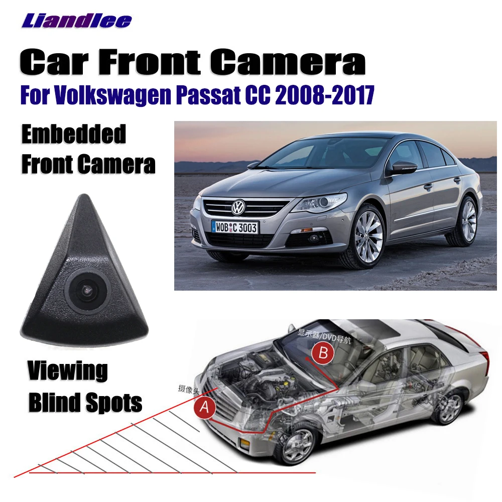 

Car Front Camera For Volkswagen VW Passat B5 B6 B7 B8 CC 2008-2020 2017 2018 2019 Front View CAM Full HD CCD Accessories